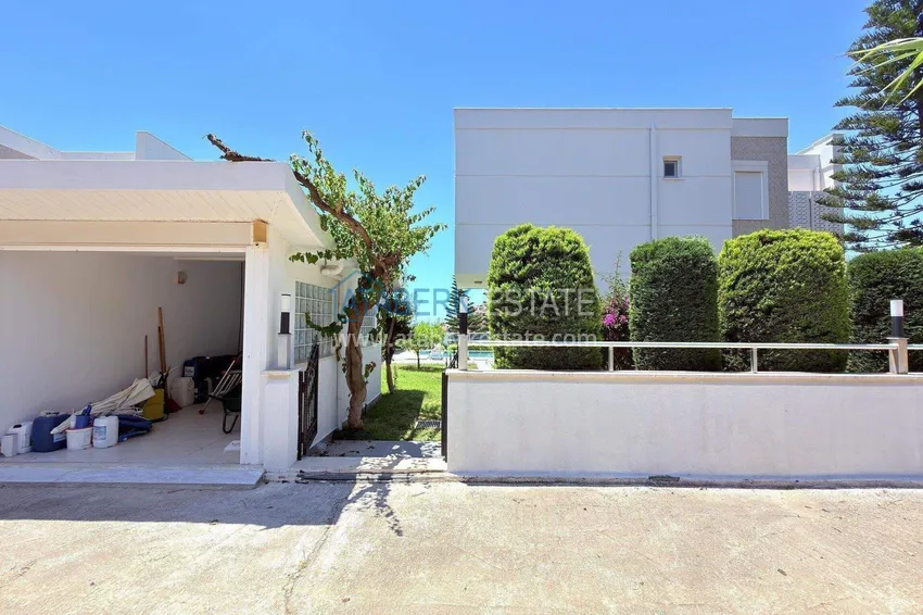 4+1 two-story private villa in Alanya — furniture, swimming pool, sea view, Kargicak district 23 