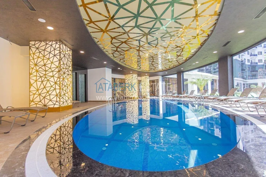1+1 apartment in Alanya, Mahmutlar district — furniture, mountain view 47 