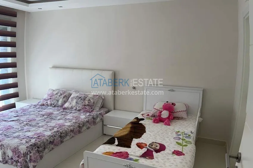 Purchase  2+1 apartment on the first line in Alanya, Kargicak district — furniture, side sea view 10 