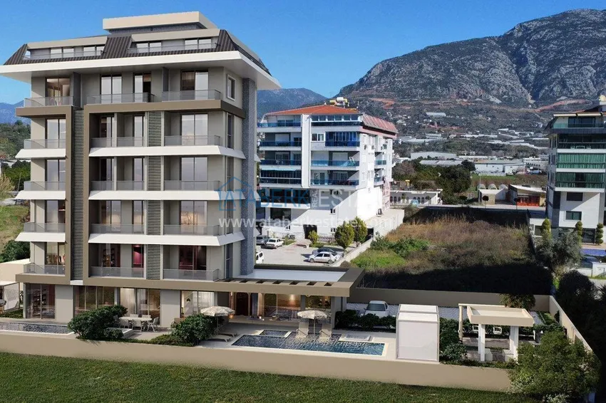 Apartments from the developer in Kestel — installments, citizenship, residence permit, short-term rent  1 