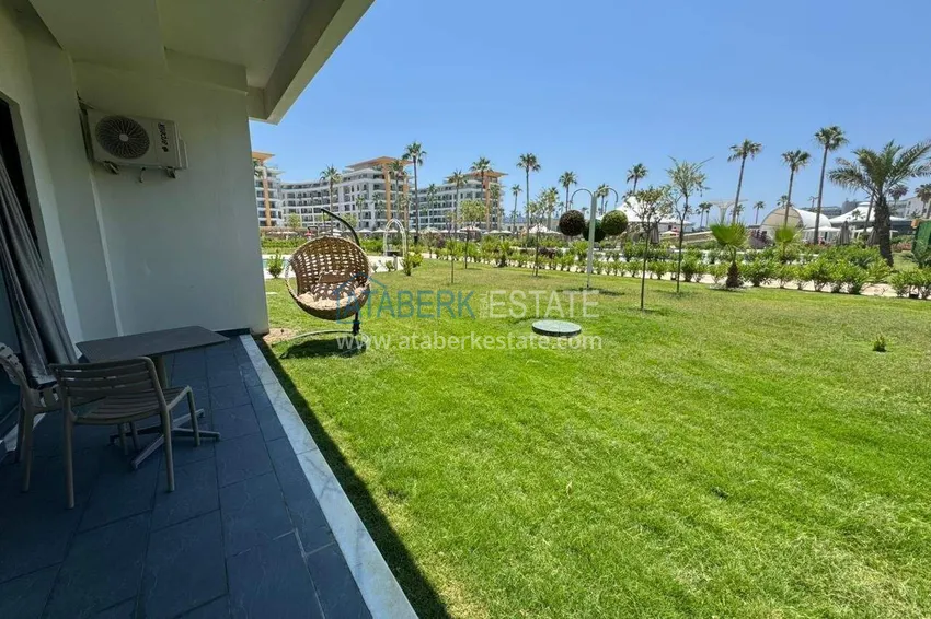Purchase 2+1 garden duplex for rent in Alanya, Turkler district - A8 Complex Hotel 2