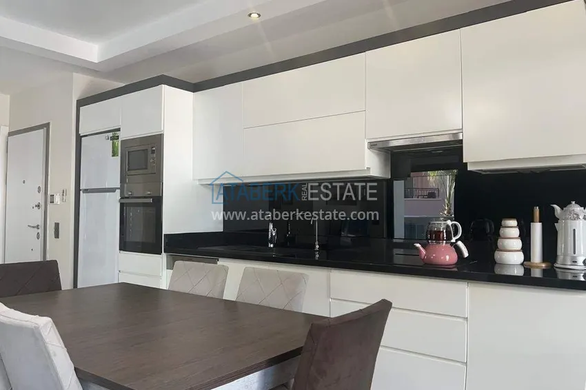 Purchase  2+1 apartment on the first line in Alanya, Kargicak district — furniture, side sea view 3 