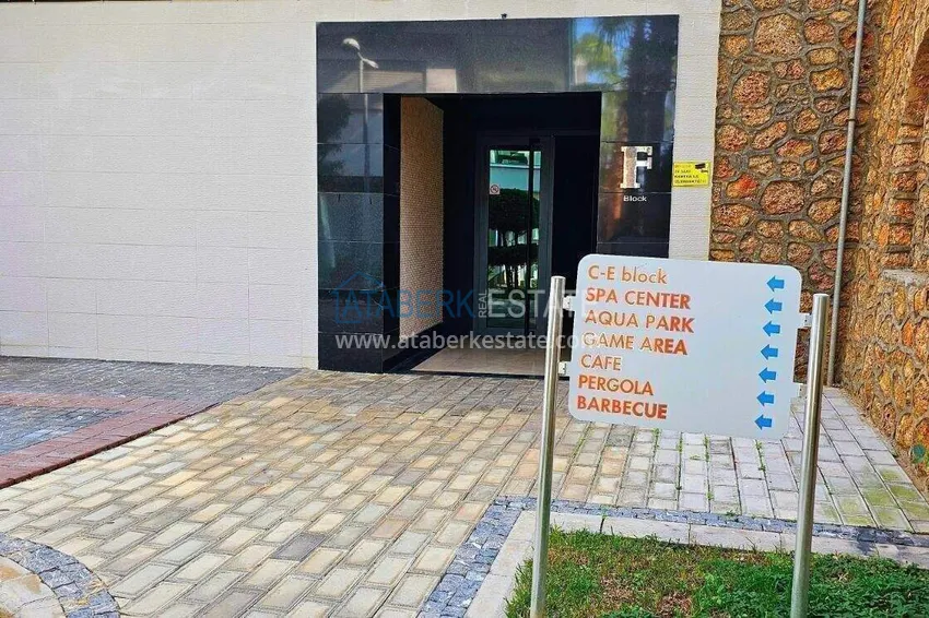 2+1 apartment on the first line in Alanya, Kargicak district — furniture, side sea view 32 