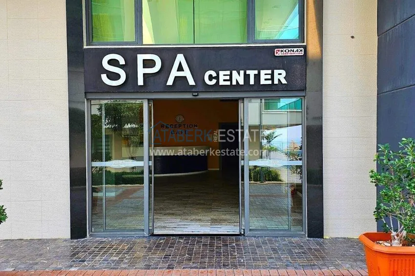 2+1 apartment on the first line in Alanya, Kargicak district — furniture, side sea view 33 