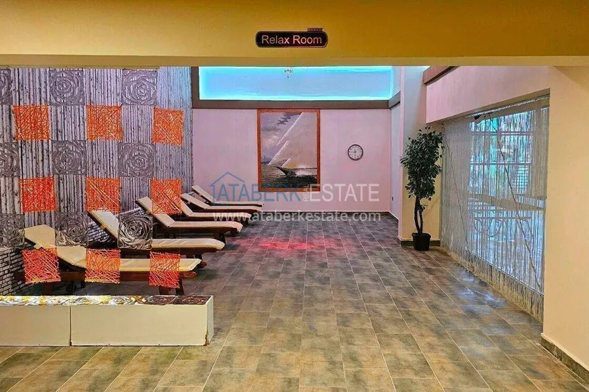 2+1 apartment on the first line in Alanya, Kargicak district — furniture, side sea view 42 
