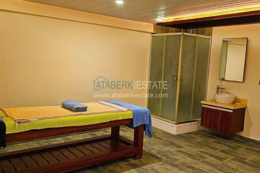 2+1 apartment on the first line in Alanya, Kargicak district — furniture, side sea view 45 