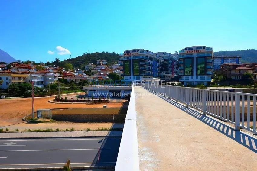 2+1 apartment on the first line in Alanya, Kargicak district — furniture, side sea view 9 