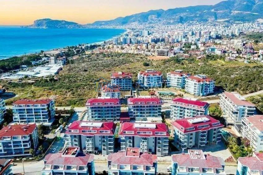 1+1 furnished apartment in Alanya, Kestel district  3 