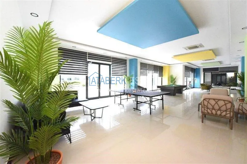 1+1 furnished apartment in Alanya, Kestel district  30 