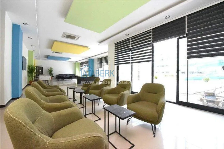 1+1 furnished apartment in Alanya, Kestel district  34 
