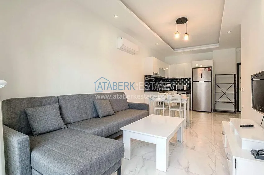 Purchase  1+1 furnished apartment in Alanya, Kestel district  5 
