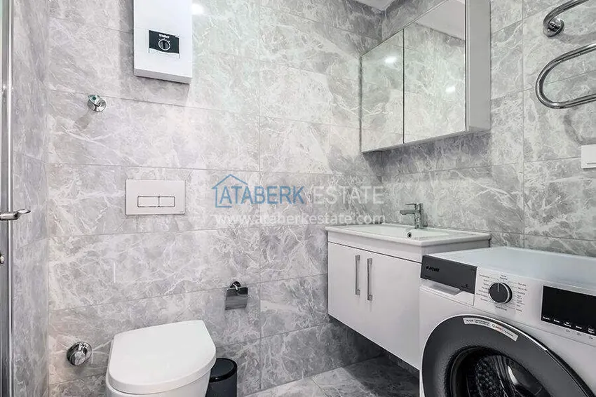 Purchase  1+1 furnished apartment in Alanya, Kestel district  8 