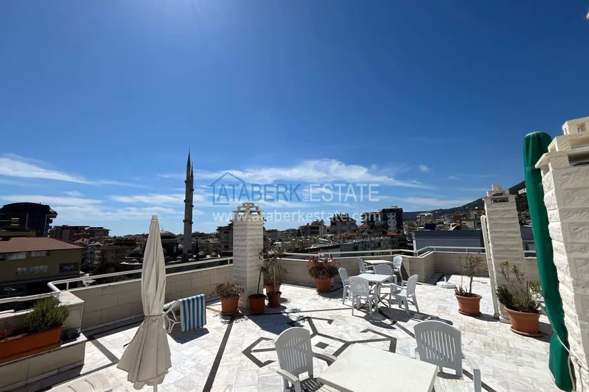 Apartment in the center of Alanya for a residence permit — one-bedroom with furniture, Cleopatra beach area 10 