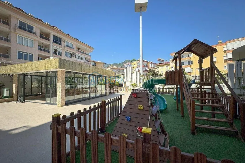 2+1 apartment in the center of Alanya, furnished in a luxury complex, Cleopatra beach area  13 