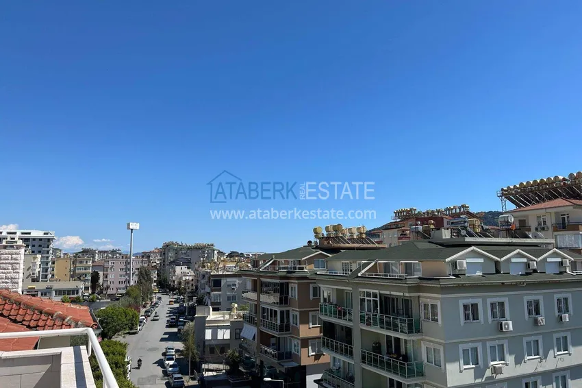 Apartment in the center of Alanya for a residence permit — one-bedroom with furniture, Cleopatra beach area 13 