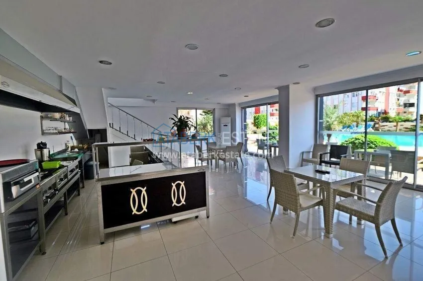 Apartment 1+1 in the center of Mahmutlar — furniture, glazed balcony, 200 meters from the sea  22 