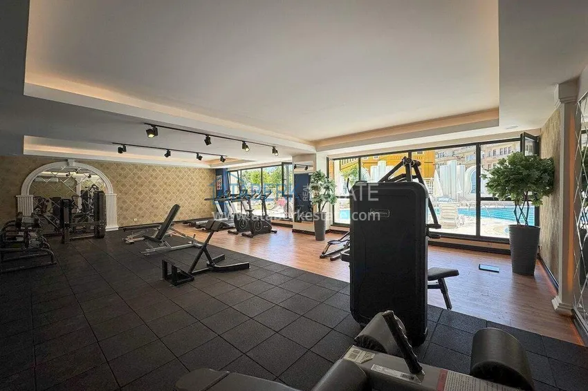 2+1 apartment in the center of Alanya, furnished in a luxury complex, Cleopatra beach area  22 