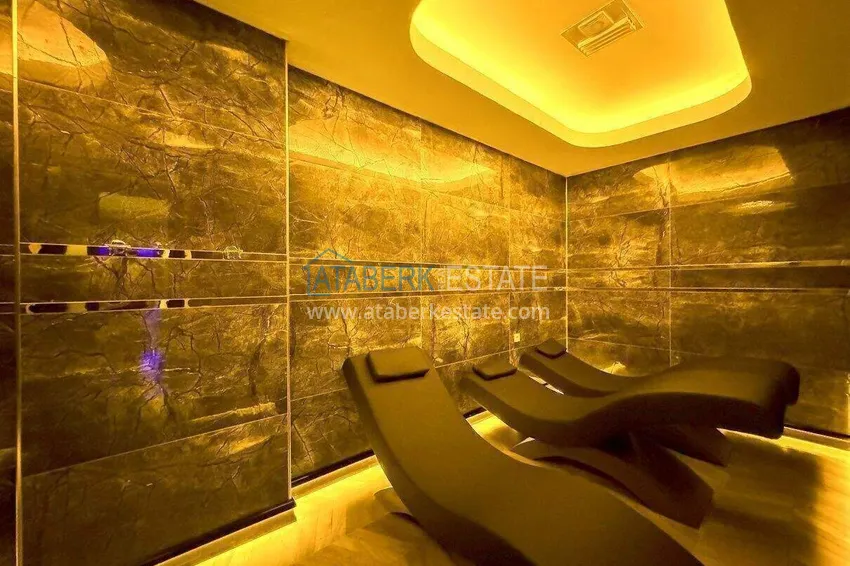 2+1 apartment in the center of Alanya, furnished in a luxury complex, Cleopatra beach area  27 