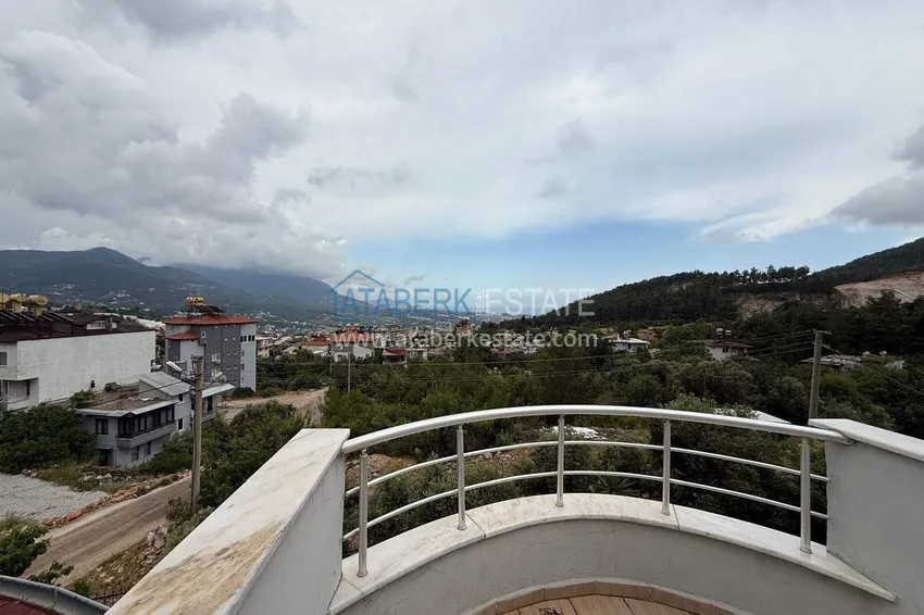 Purchase  Villa in Alanya for residence permit and citizenship - detached 4+1 with pool and garden in Oba 24 