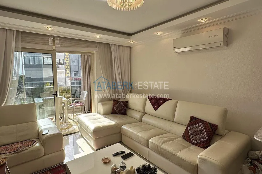 Purchase  Apartment 1+1 in the center of Mahmutlar — furniture, glazed balcony, 200 meters from the sea  3 