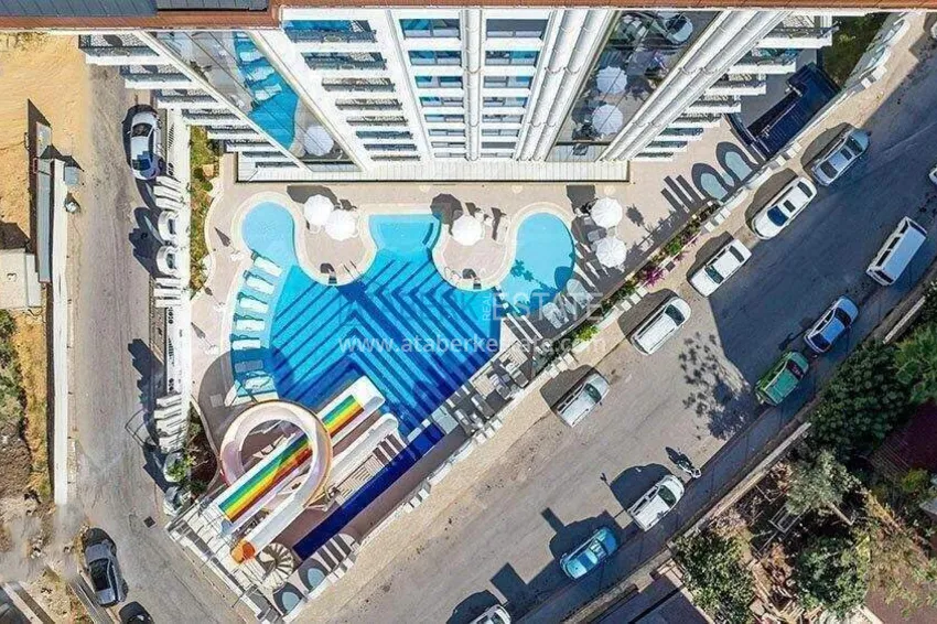 2+1 apartment in the center of Alanya, furnished in a luxury complex, Cleopatra beach area  4 