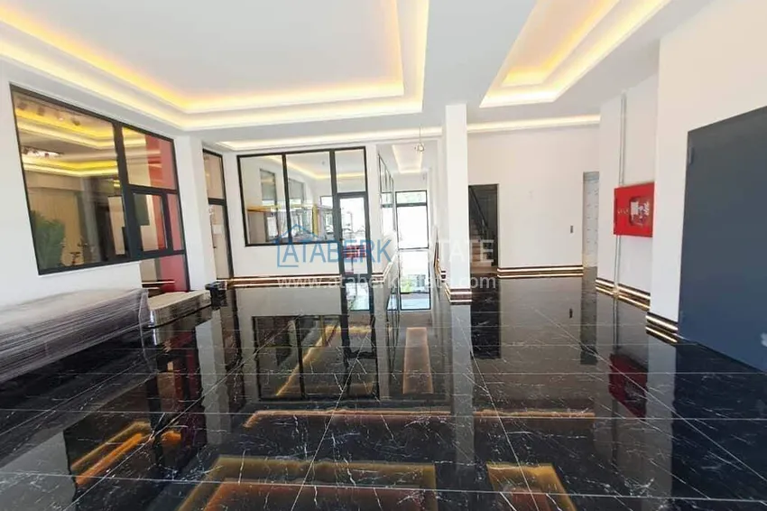 Rent in Alanya - 2+1 apartment with furniture and sea view in Mahmutlar B45 13 