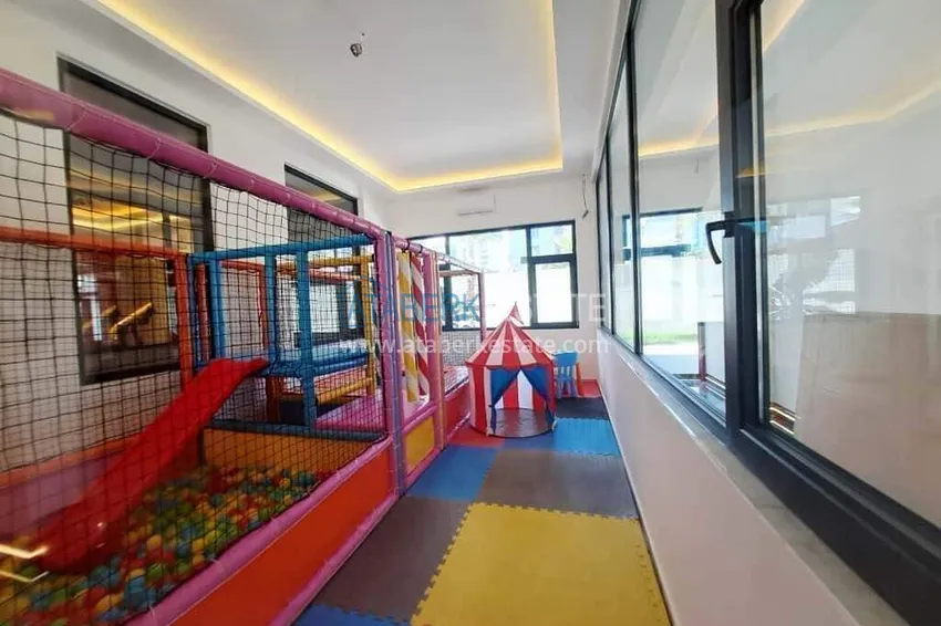 Rent in Alanya - 2+1 apartment with furniture and sea view in Mahmutlar B45 14 