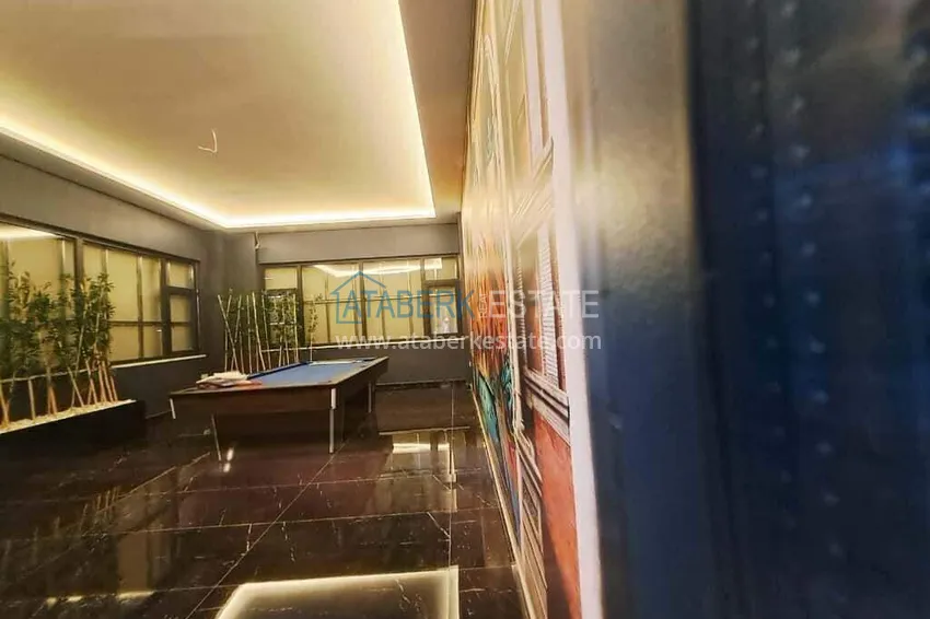 Rent in Alanya - 2+1 apartment with furniture and sea view in Mahmutlar B45 15 