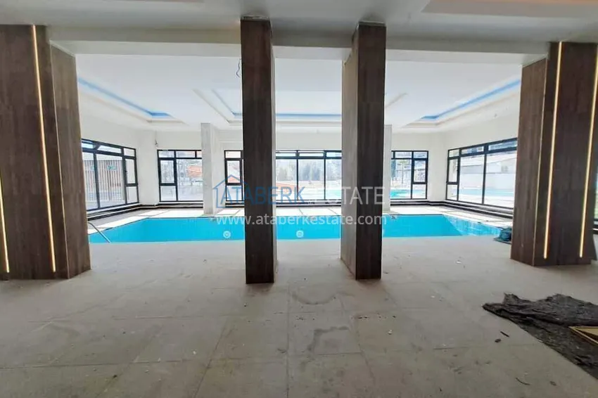 Rent in Alanya - 2+1 apartment with furniture and sea view in Mahmutlar B45 17 