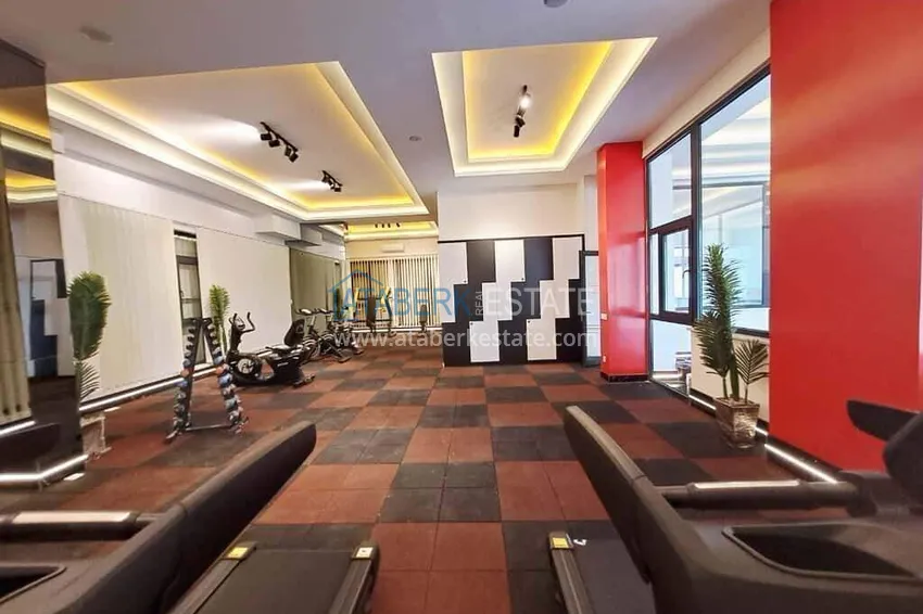 Rent in Alanya - 2+1 apartment with furniture and sea view in Mahmutlar B45 19 