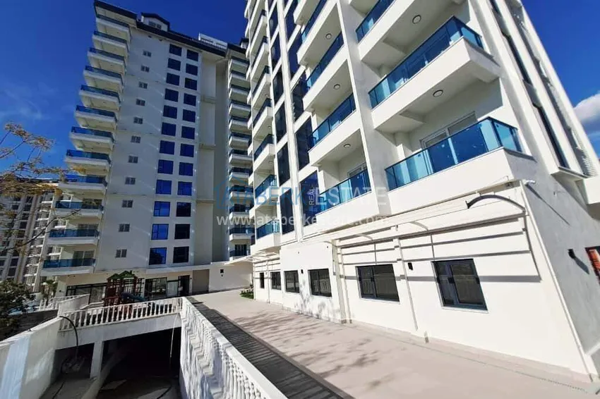 Rent in Alanya - 2+1 apartment with furniture and sea view in Mahmutlar B45 8 