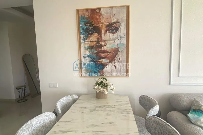Purchase  Rent in Alanya - 2+1 apartment with furniture and sea view in Mahmutlar B45 8 