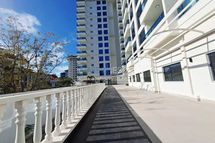 Rent in Alanya - 2+1 apartment with furniture and sea view in Mahmutlar B45 9 