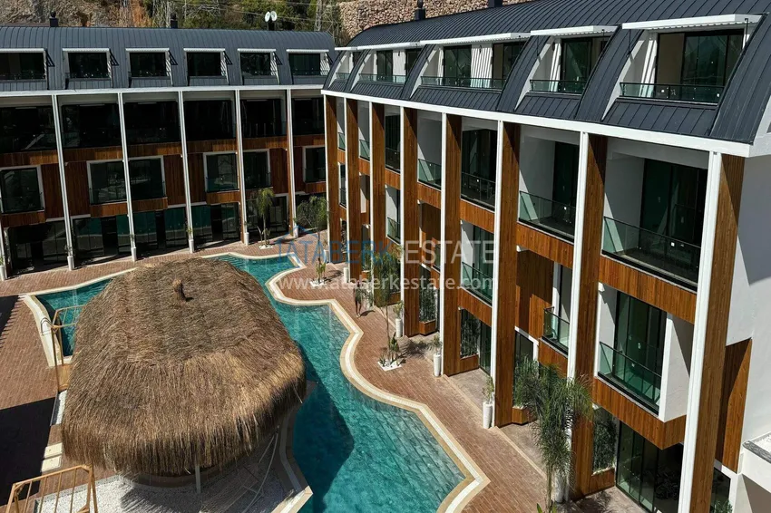 Garden duplex in Alanya — three-room furnished in Konakli district, 300 meters from the sea 11 