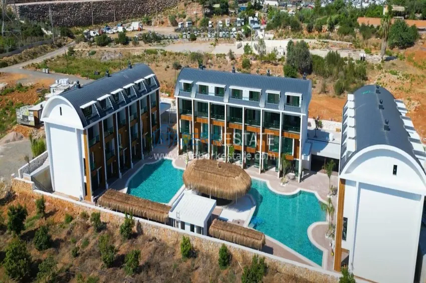 Garden duplex in Alanya — three-room furnished in Konakli district, 300 meters from the sea 2 