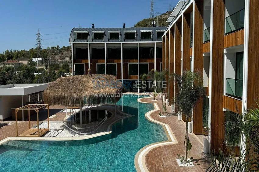 Garden duplex in Alanya — three-room furnished in Konakli district, 300 meters from the sea 4 