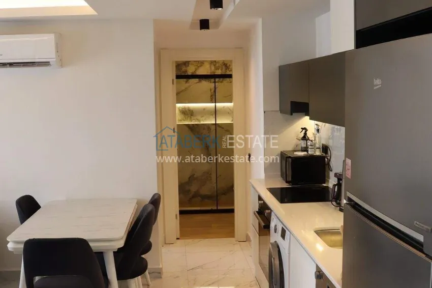Purchase 1+1 for rent in the center of Alanya - furnished apartment 550 m from Keykubat Beach No. 17 9
