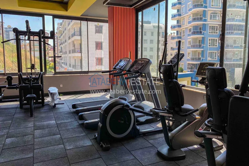1+1 furnished apartment in Alanya — hotel-type complex, Mahmutlar district 18 