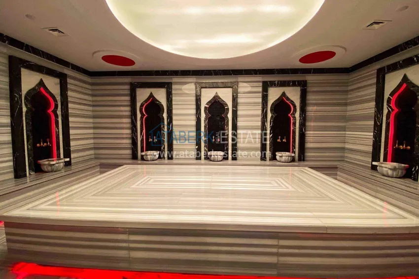 1+1 furnished apartment in Alanya — hotel-type complex, Mahmutlar district 24 