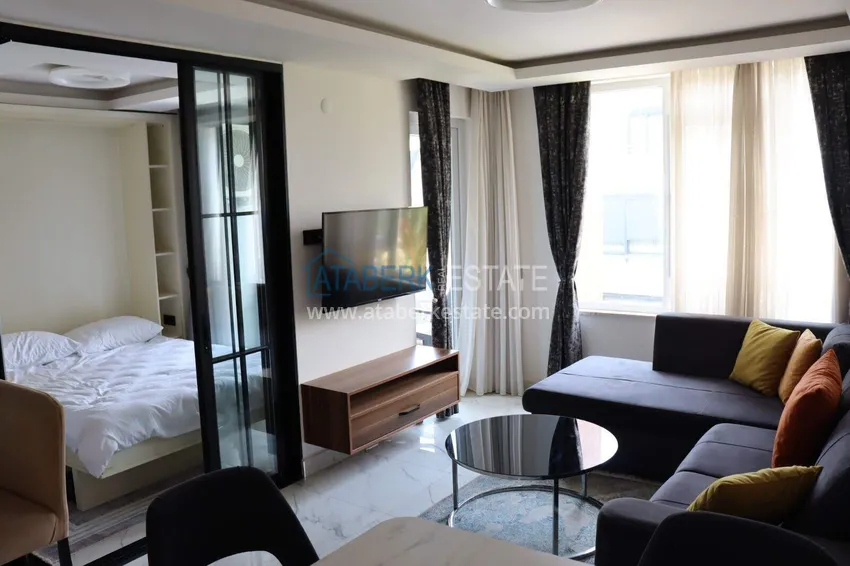 Purchase 1+1 for rent in the center of Alanya - furnished apartment 550 m from Keykubat Beach No. 17 3