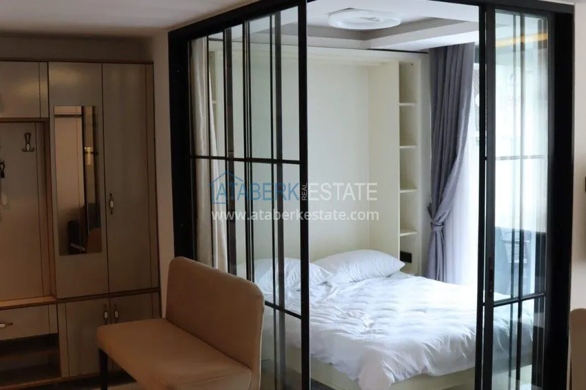 Purchase 1+1 for rent in the center of Alanya - furnished apartment 550 m from Keykubat Beach No. 17 6
