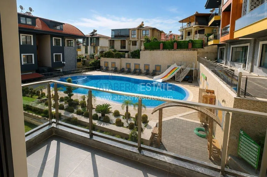 Purchase  Apartment for a residence permit in the center of Alanya - 2+1 terrace duplex in a comfort-class complex 10 