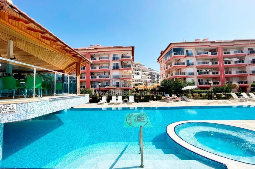 2+1 apartment in Alanya from the owner — furniture, mountain view, Oba district 10 