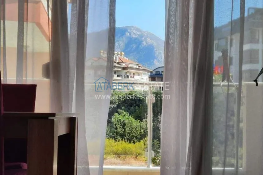 Purchase  2+1 apartment in Alanya from the owner — furniture, mountain view, Oba district 10 