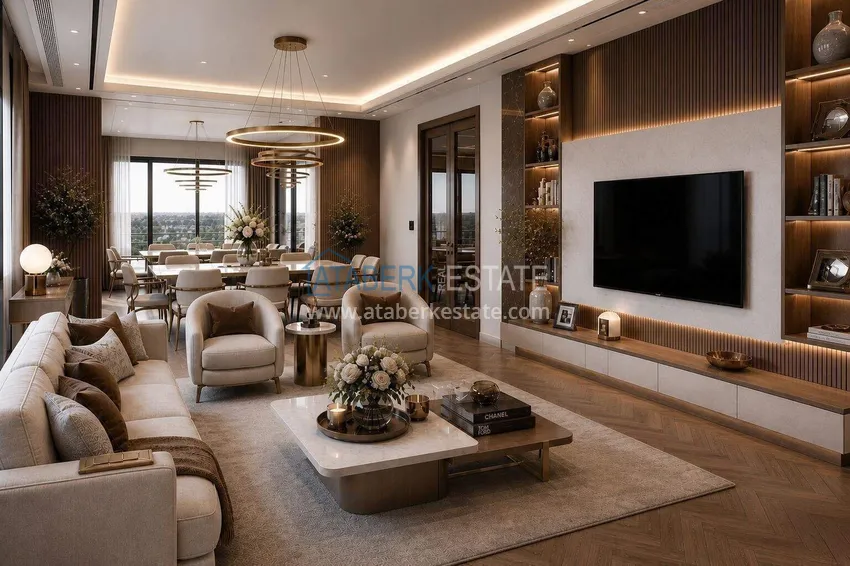 Purchase  Investment property for residence permits and citizenship in the center of Alanya — the start of sales of the Off-Plan project 3 