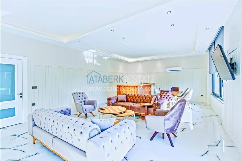 Apartment for a residence permit in the center of Alanya - 2+1 terrace duplex in a comfort-class complex 14 