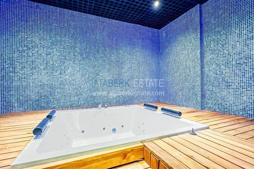 Apartment for a residence permit in the center of Alanya - 2+1 terrace duplex in a comfort-class complex 16 