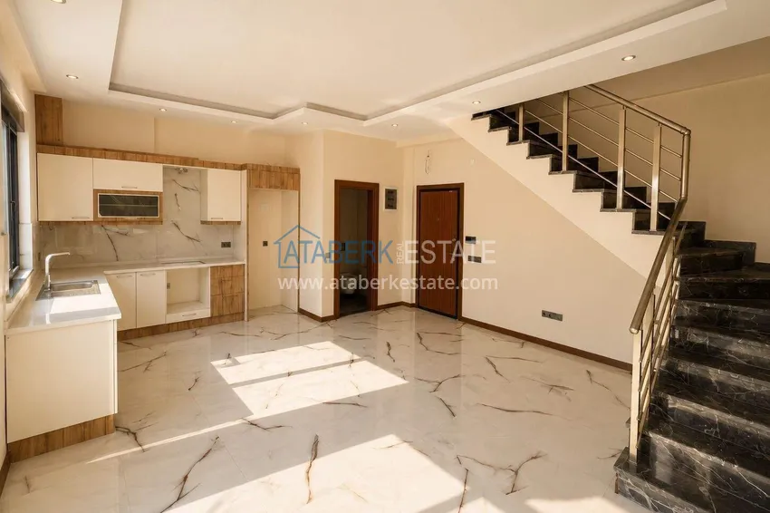 Purchase  Apartment for a residence permit in the center of Alanya - 2+1 terrace duplex in a comfort-class complex 2 