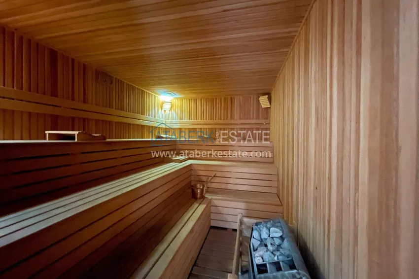 2+1 apartment in Alanya from the owner — furniture, mountain view, Oba district 24 
