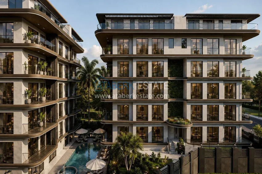 Investment property for residence permits and citizenship in the center of Alanya — the start of sales of the Off-Plan project 3 